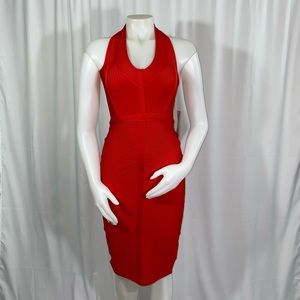 Ribbed bandage dress